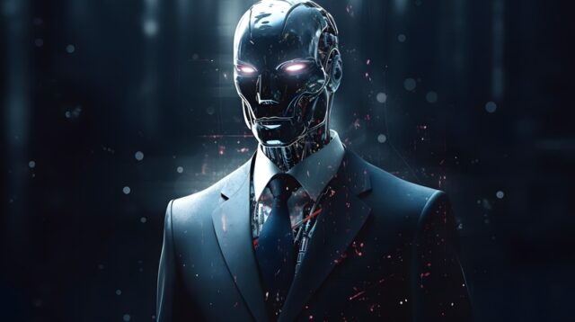 AI robot CEO