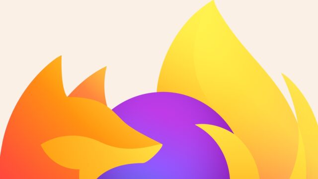 Firefox logo closeup