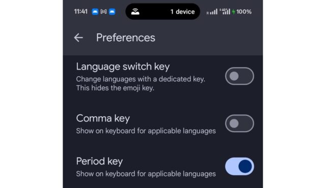 Gboard keyboard