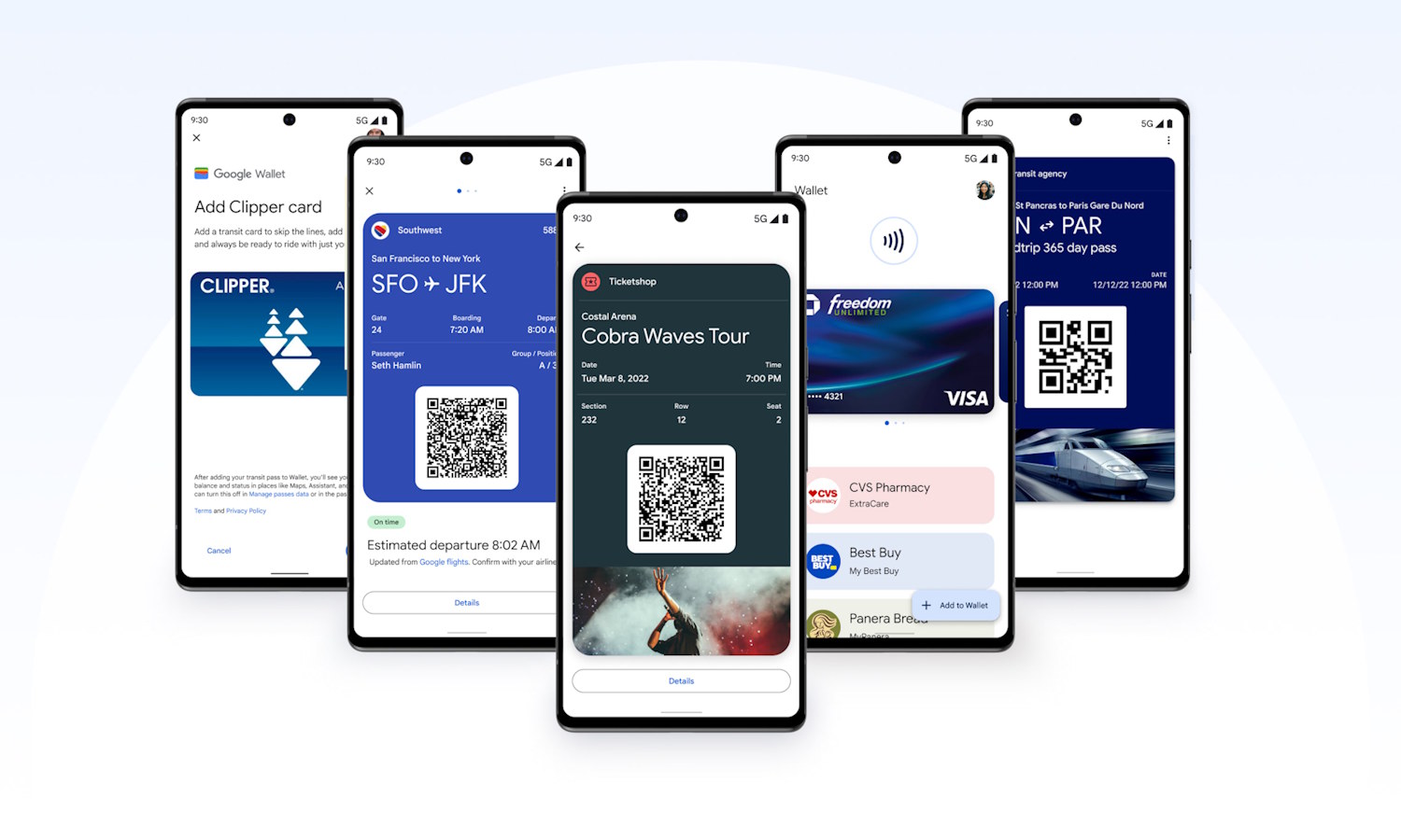 Google Wallet passes