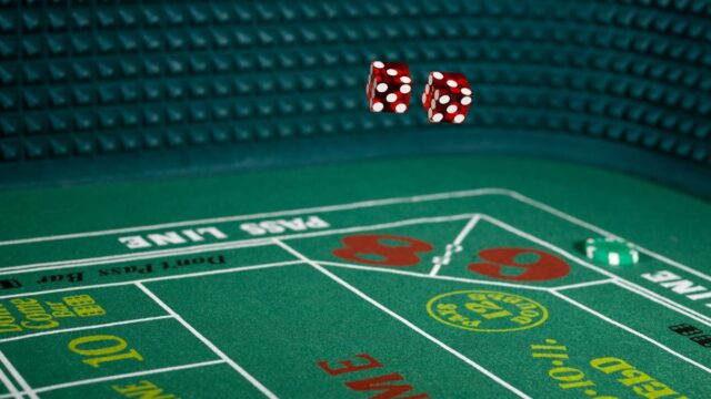 Image of a craps table
