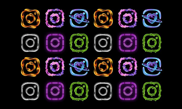 Instagram icons
