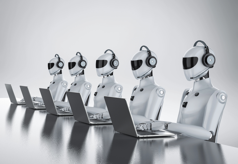 AI robot call center