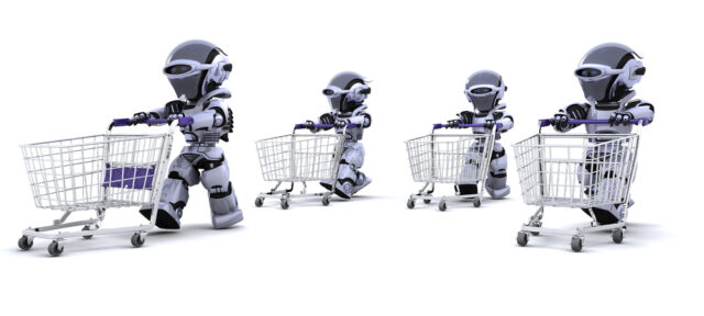 AI robot shoppers