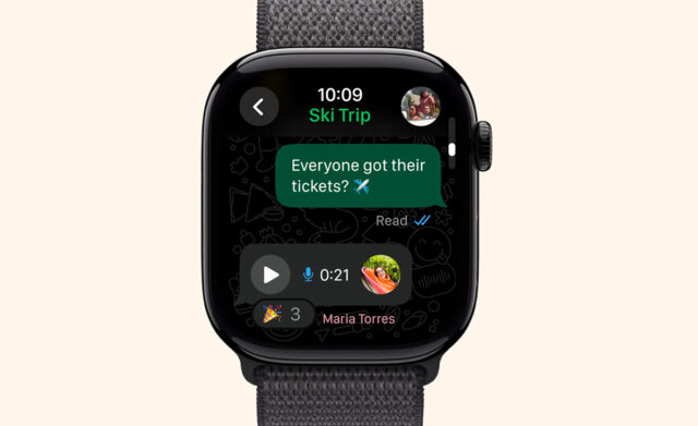 WhatsApp Apple Watch