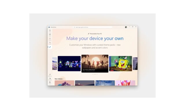Microsoft Store themes