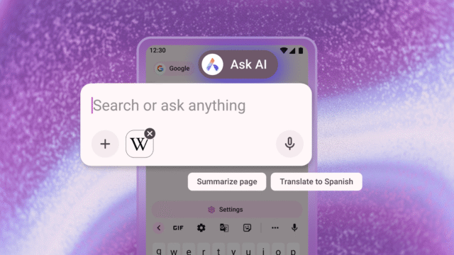 Opera for Android AI