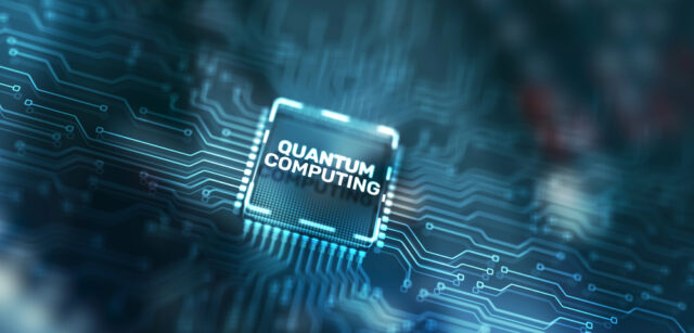 Quantum computing chip