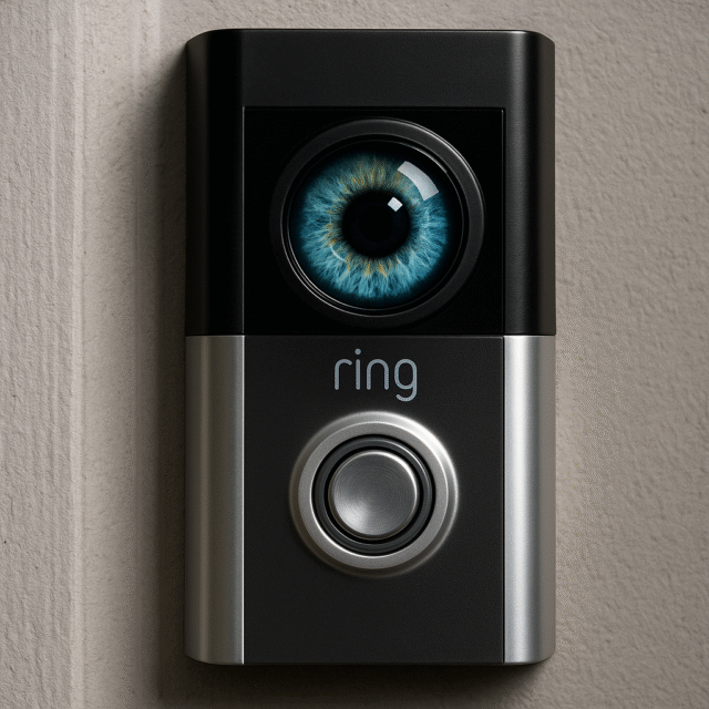 AI security camera spying
