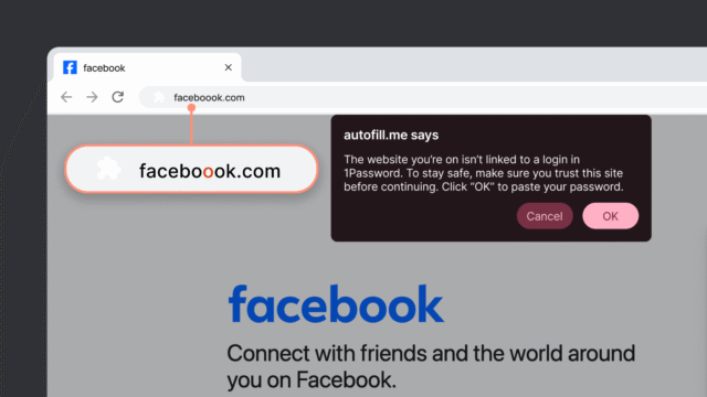 Phishing Detection Feature - _Faceboook_ example [Dark]