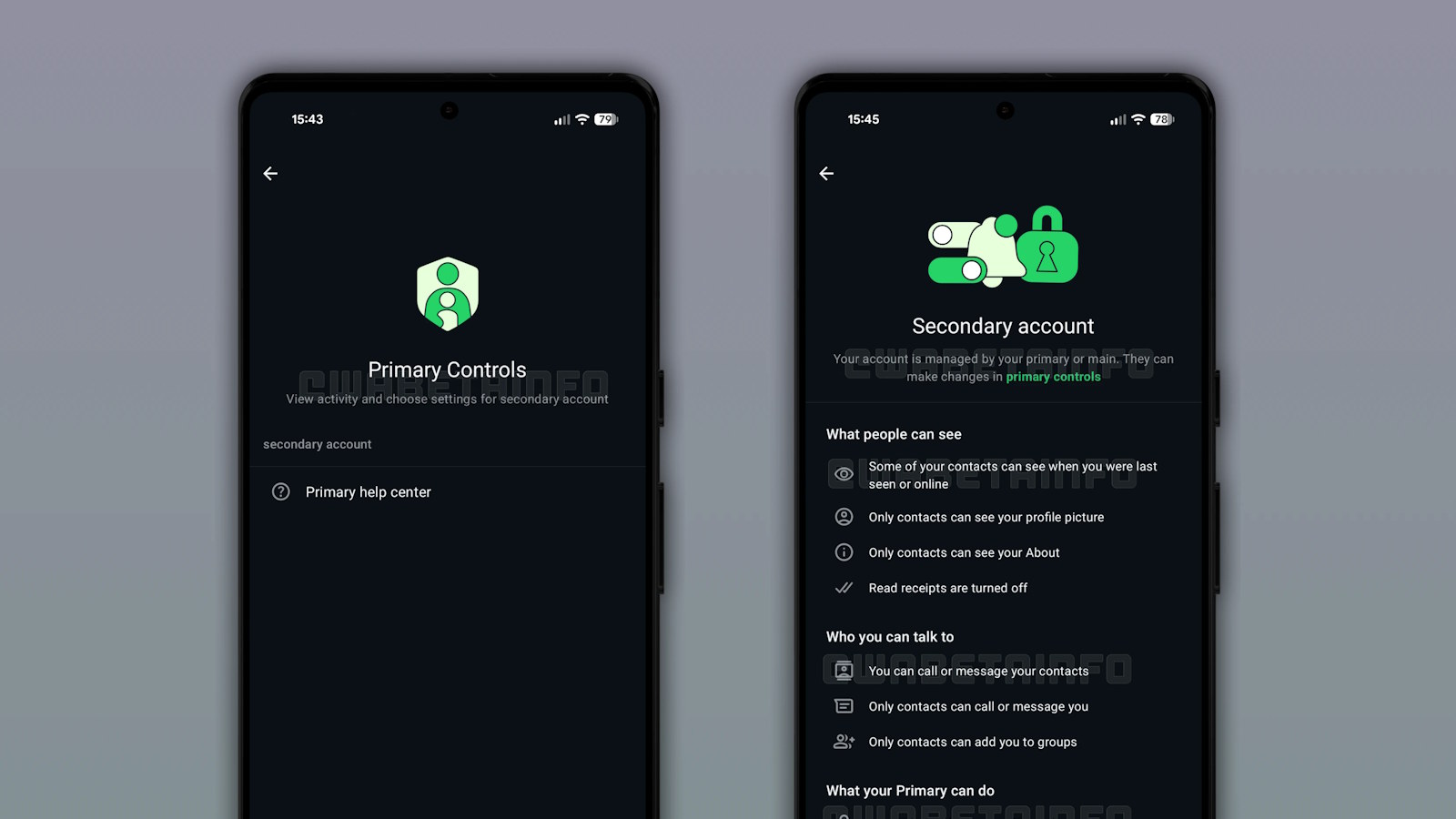 WhatsApp parental controls
