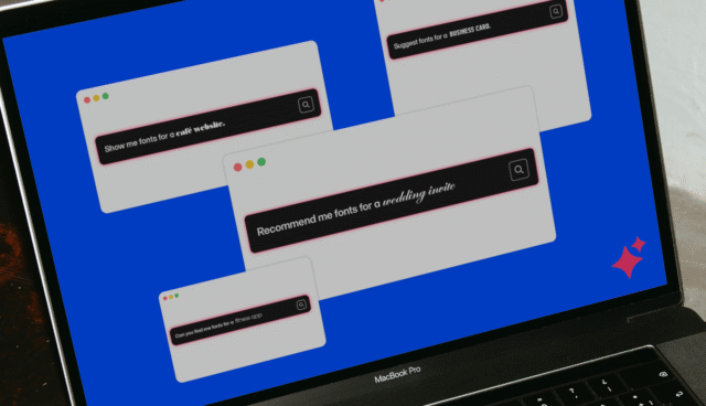 Monotype AI font search