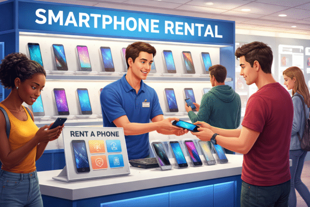 Renting smartphones
