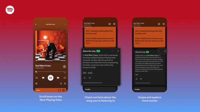 Spotify About the Song