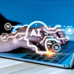 Artificial intelligence AI laptop