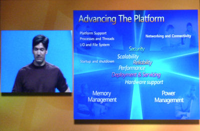 In this slide from Mark's presentation, he gets all the fluff and jargon out of the way in one massive 'memory dump."