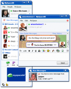 myspace friends chat