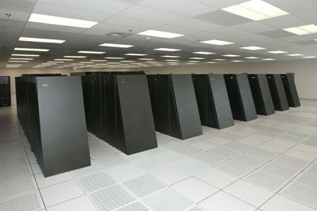 IBM's BlueGene/L Supercomputer, built for Lawrence Livermore National Laboratories.