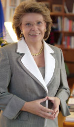 EC Commissioner for Information Society and Media Viviane Reding