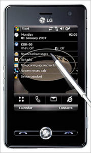 The LG KS20 Prada smart phone