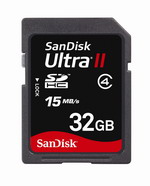SanDisk 32GB SDHC card