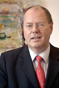 German finance minister Peer Steinbruck