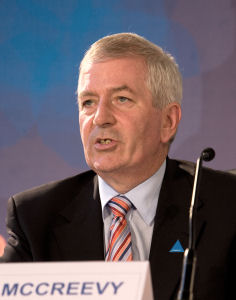 European Commissioner for Internal Market and Services Charlie McCreevy
