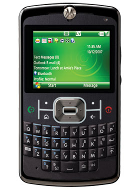 Motorola's Q 9c smart phone running Windows Mobile 6.0