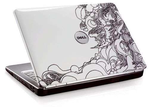 One example of a special edition Dell laptop featuring art by Mike Ming.