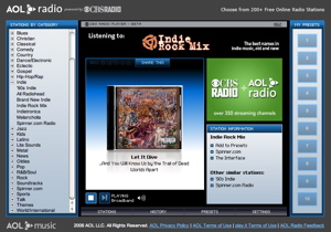 "album view" from Internet radio stations are NOT blocked in screengrabs