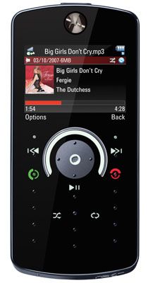 Motorola's ROKR E8 phone, announced July 2008