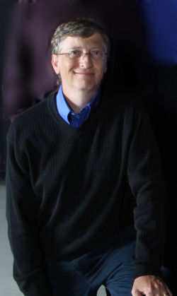 Bill Gates, outgoing software architect and Chairman of Microsoft
