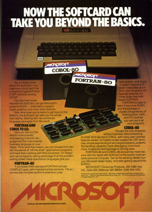 An ad from page 7 of Creative Computing, March 1981