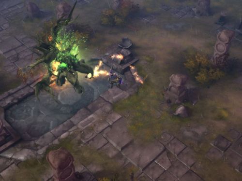 Screenshot from the forthcoming Diablo III