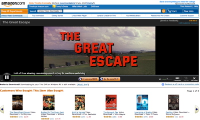 Amazon Video on Demand window (preview)