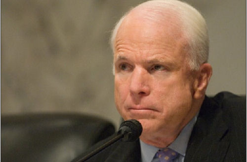 Senator John McCain (R - Ariz.)