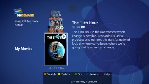 BlockBuster's OnDemand streaming media service