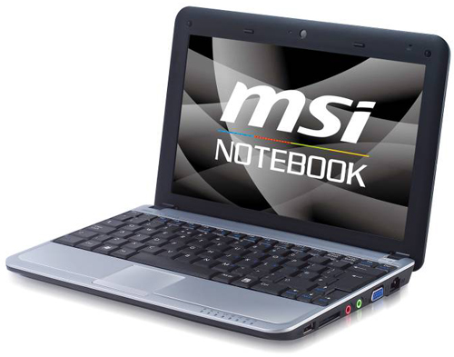 MSI's Wind U115 hybrid notebook PC