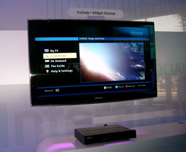 Intel demonstrates an interactive program guide on its media processor hardware