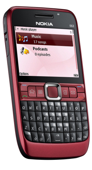 Nokia E63 smartphone