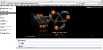 Bonjour devices in Safari 4 don't look so hot..