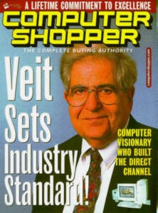 Stan Veit on a mock Computer Shopper cover from the Ziff-Davis era.