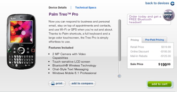 Treo Pro from Alltel