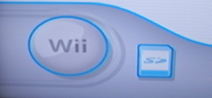 The icon to boot from SD on the Wii