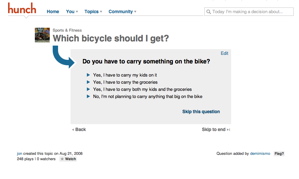 Hunch bike question