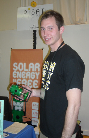 PiSAT's solar-powered 'green' lantern