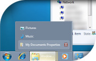 Windows 7 taskbar top story badge