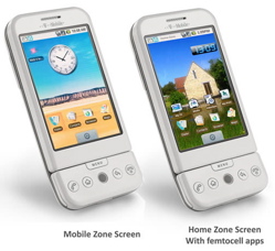 UX-Zone femtocell app on Android