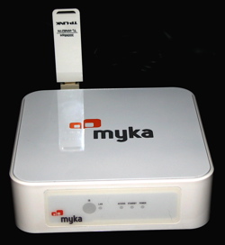 Myka with Wireless adaptor
