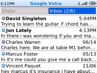 Google Voice for BlackBerry